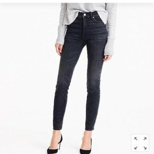J Crew 9" High Rise Toothpick jean, size 28P, Char